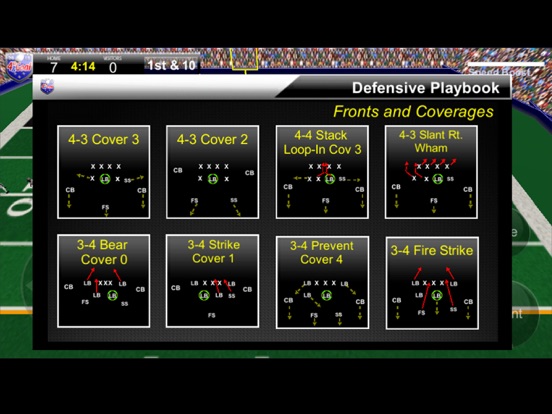 4th and Goal iPad  Screenshots