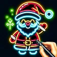 Christmas Coloring Book Glow