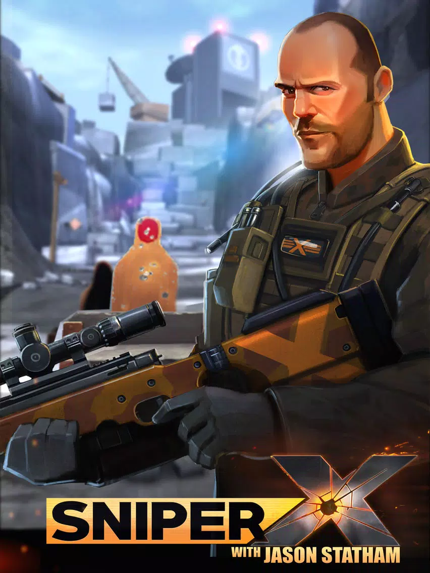 Tangkapan layar Sniper X with Jason Statham iPad 