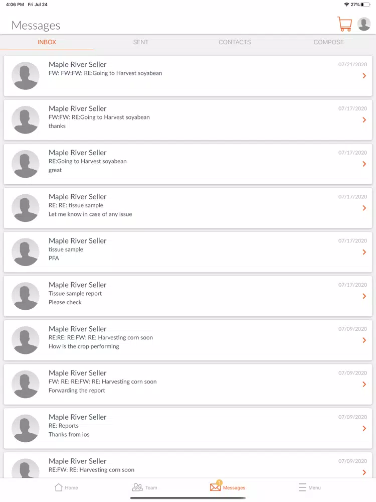Maple River Grain and Agronomy iPad Screenshots