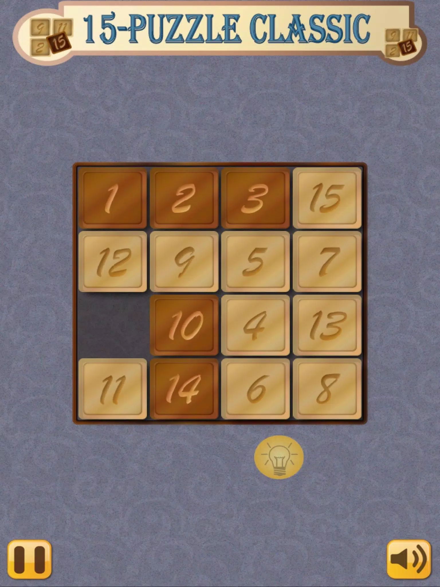 15-Puzzle Classic Screenshots