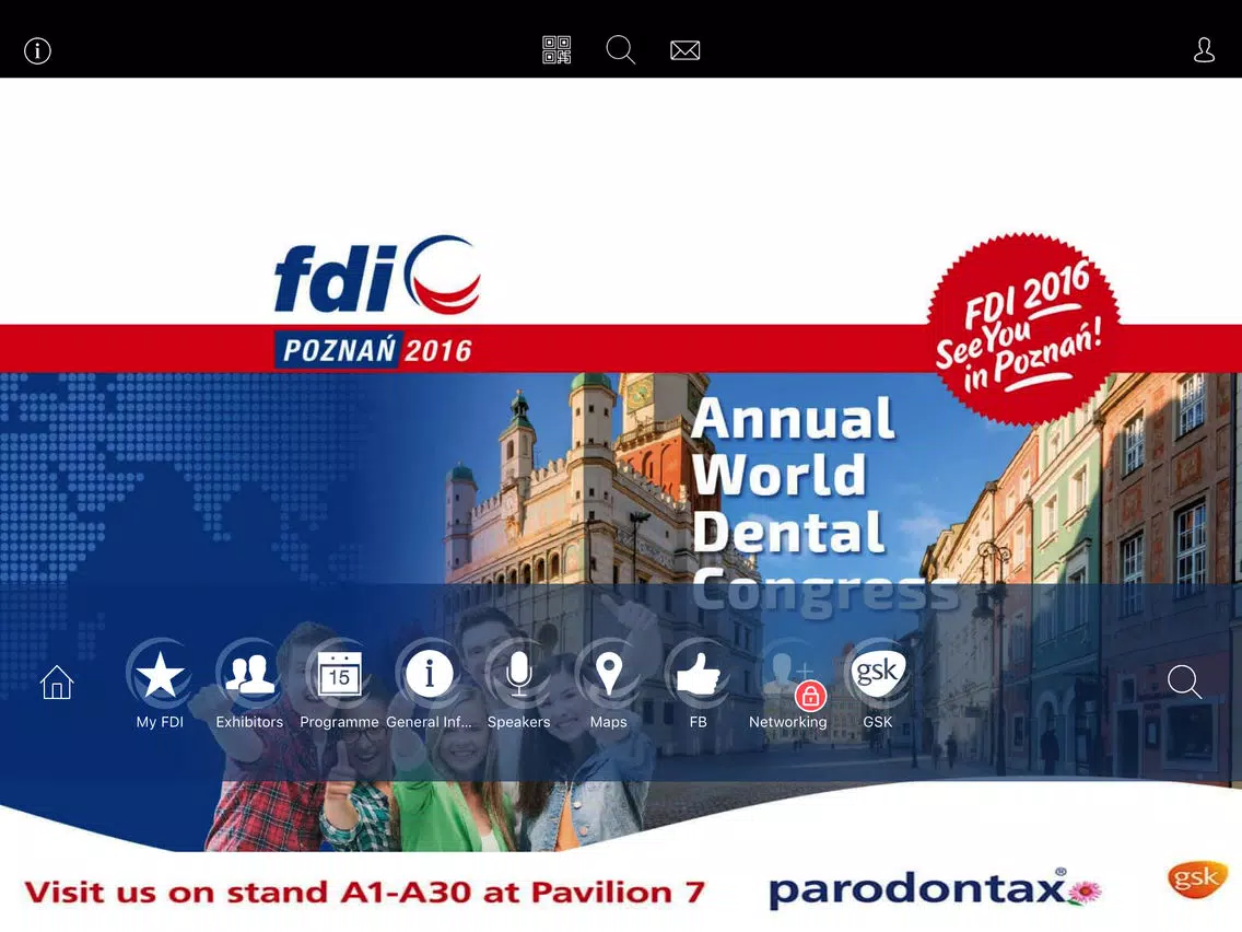 FDI World Dental Congress 2016 iPad Screenshots