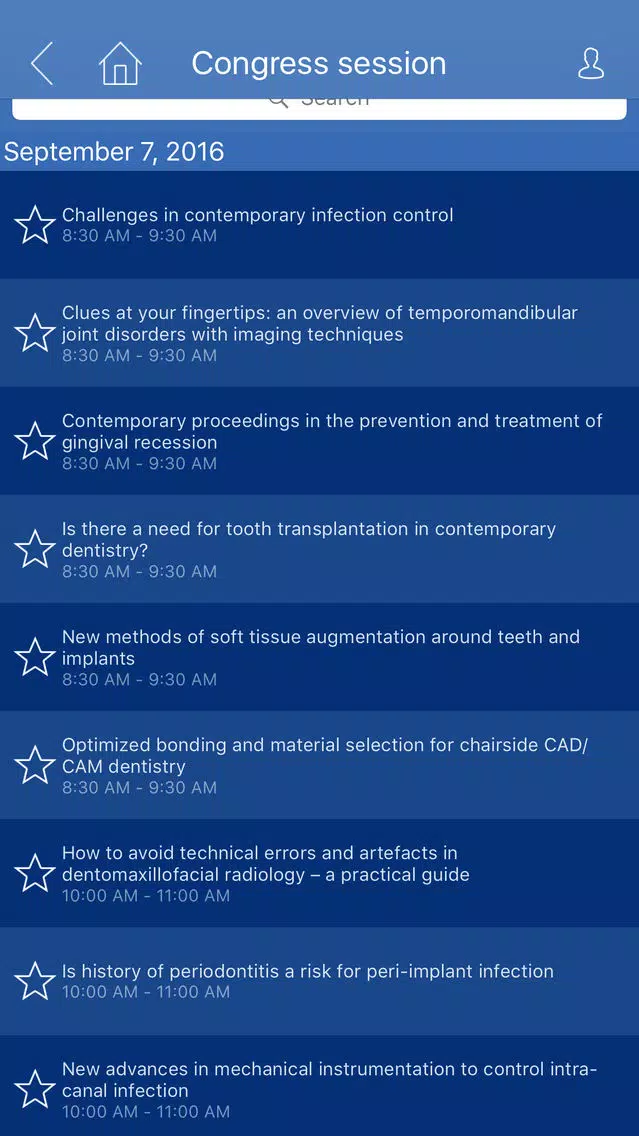 FDI World Dental Congress 2016 Screenshots