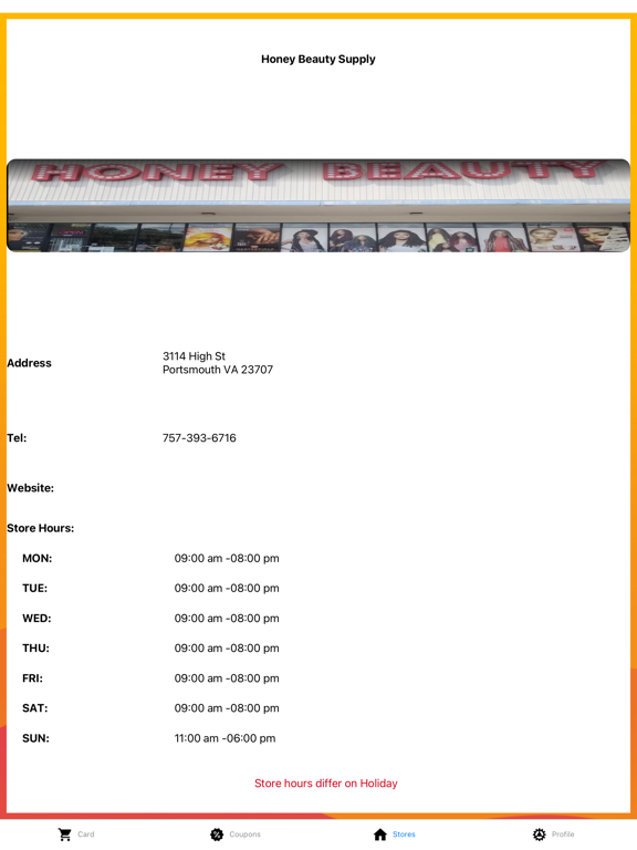 Supreme Beauty Supply Loyalty iPad 应用截图