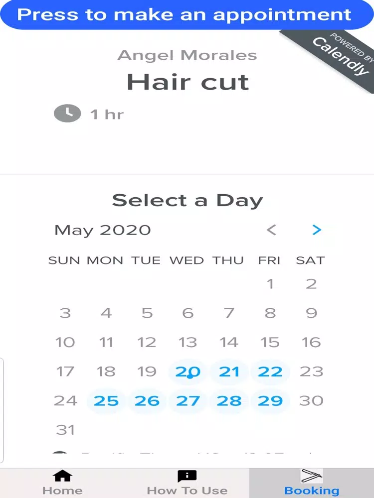 Skip The Line Mobile Barber iPad Screenshots