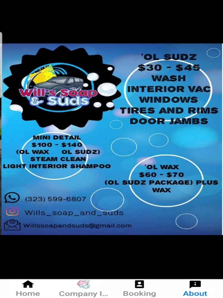 Will's Soap and Suds iPad Screenshots