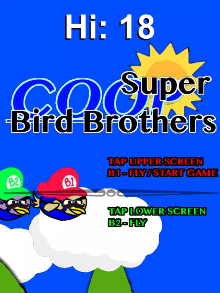 Super Bird Brothers - 2 Player iPad  سکرین شاٹس