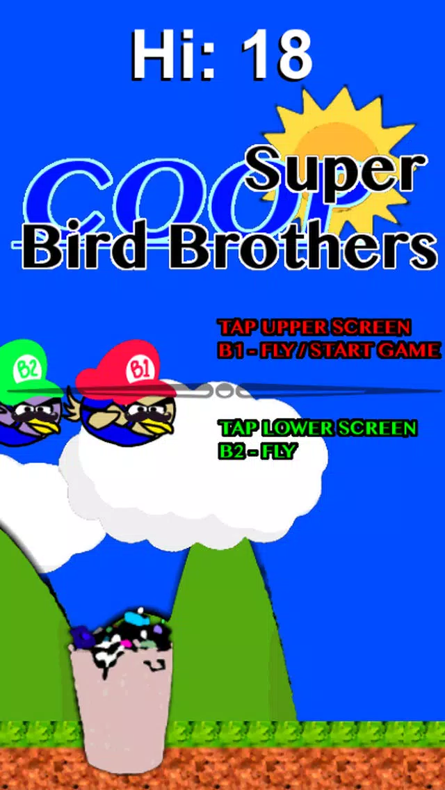 Super Bird Brothers - 2 Player سکرین شاٹس