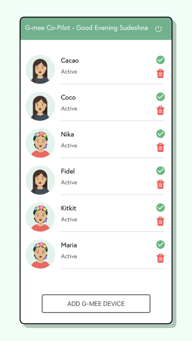 G-mee Co-Pilot Screenshots