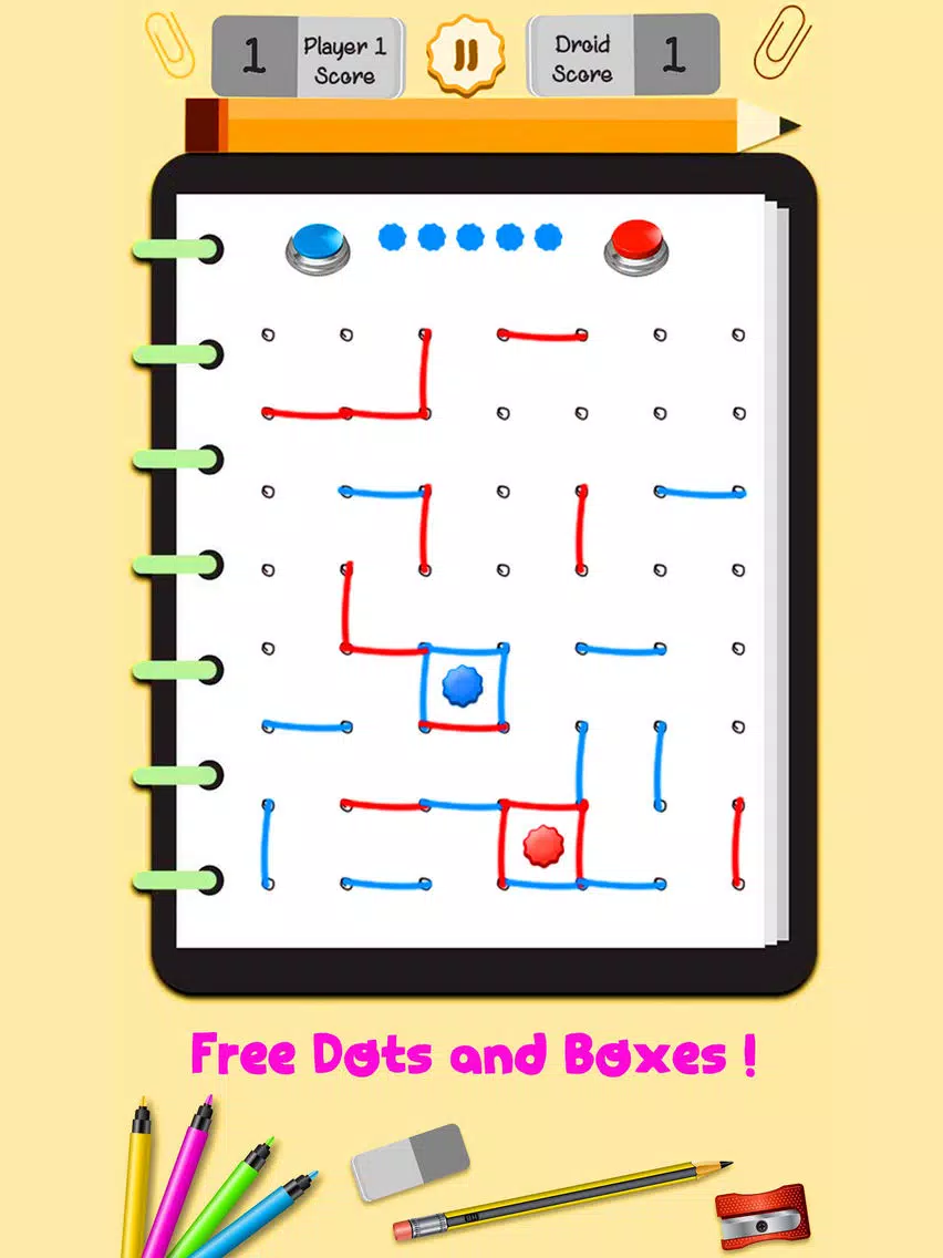 Dots and Boxes Puzzle Game iPad Screenshots