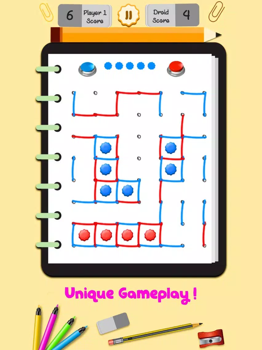 Dots and Boxes Puzzle Game iPad Screenshots