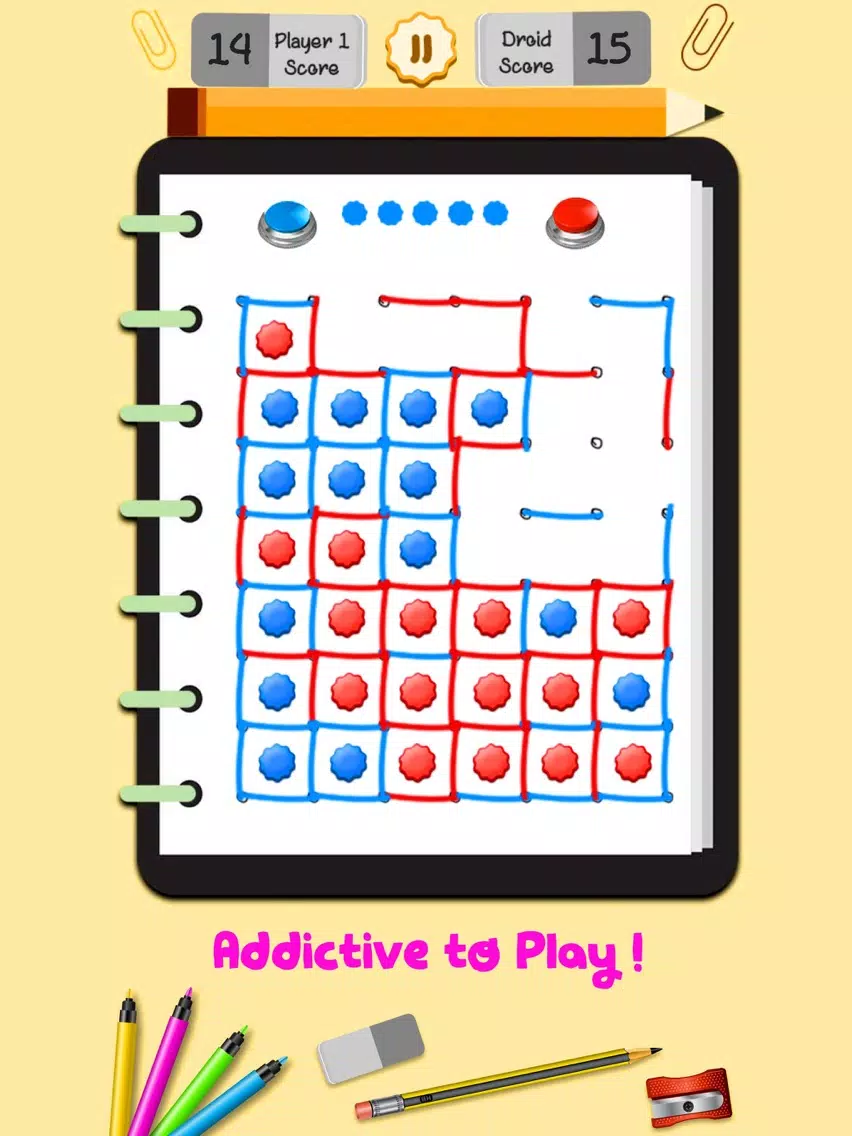 Dots and Boxes Puzzle Game iPad Screenshots