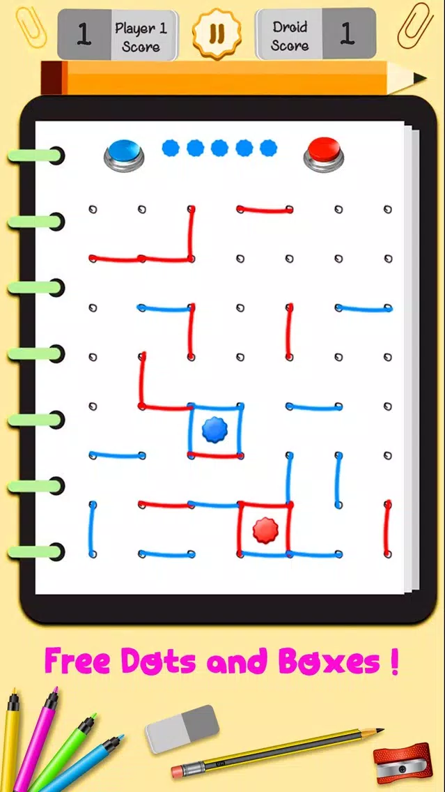 Dots and Boxes Puzzle Game Screenshots