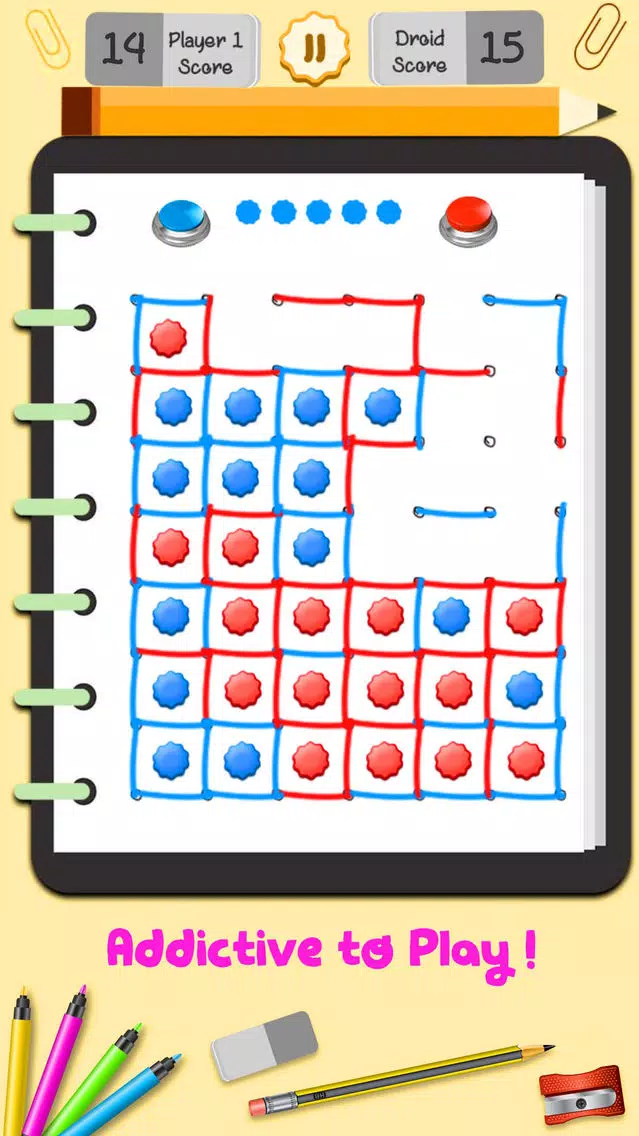 Dots and Boxes Puzzle Game Screenshots