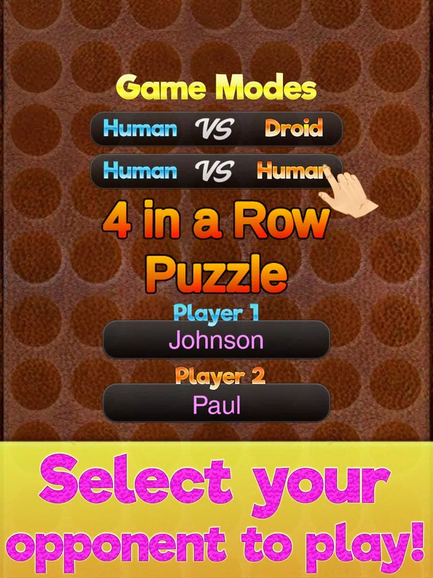 4 in a Row Puzzle Connect Game iPad Screenshots