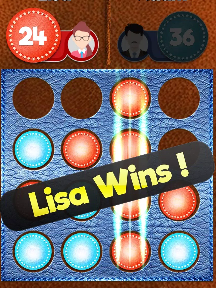 4 in a Row Puzzle Connect Game iPad Screenshots