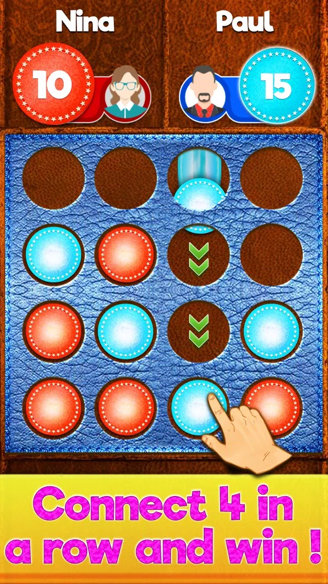 4 in a Row Puzzle Connect Game Screenshots