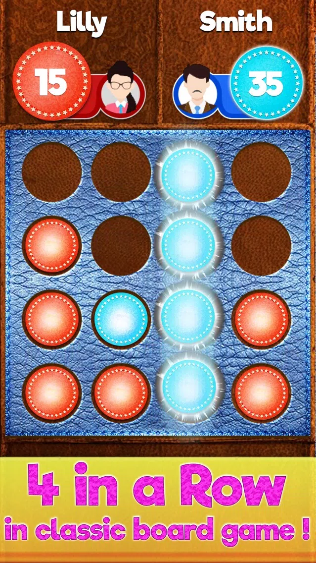 4 in a Row Puzzle Connect Game Screenshots