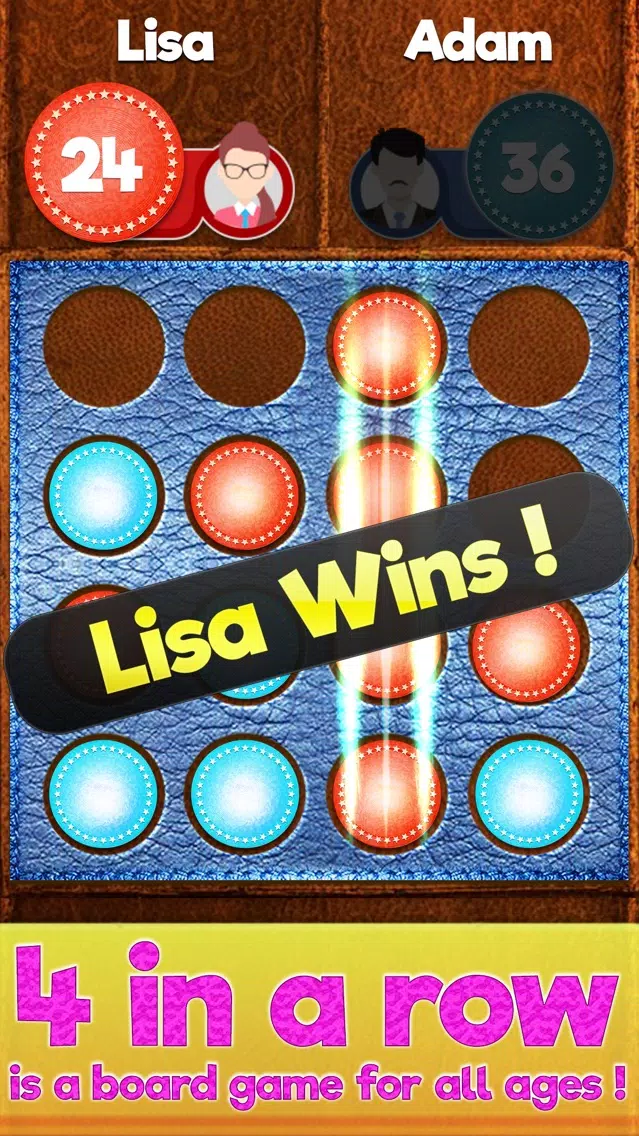 4 in a Row Puzzle Connect Game Screenshots