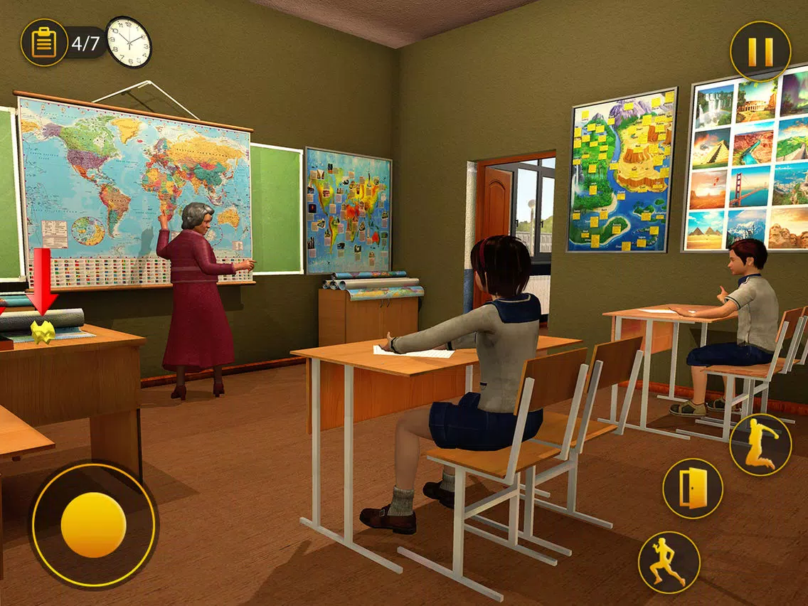 School Scary Teacher Granny iPad Screenshots