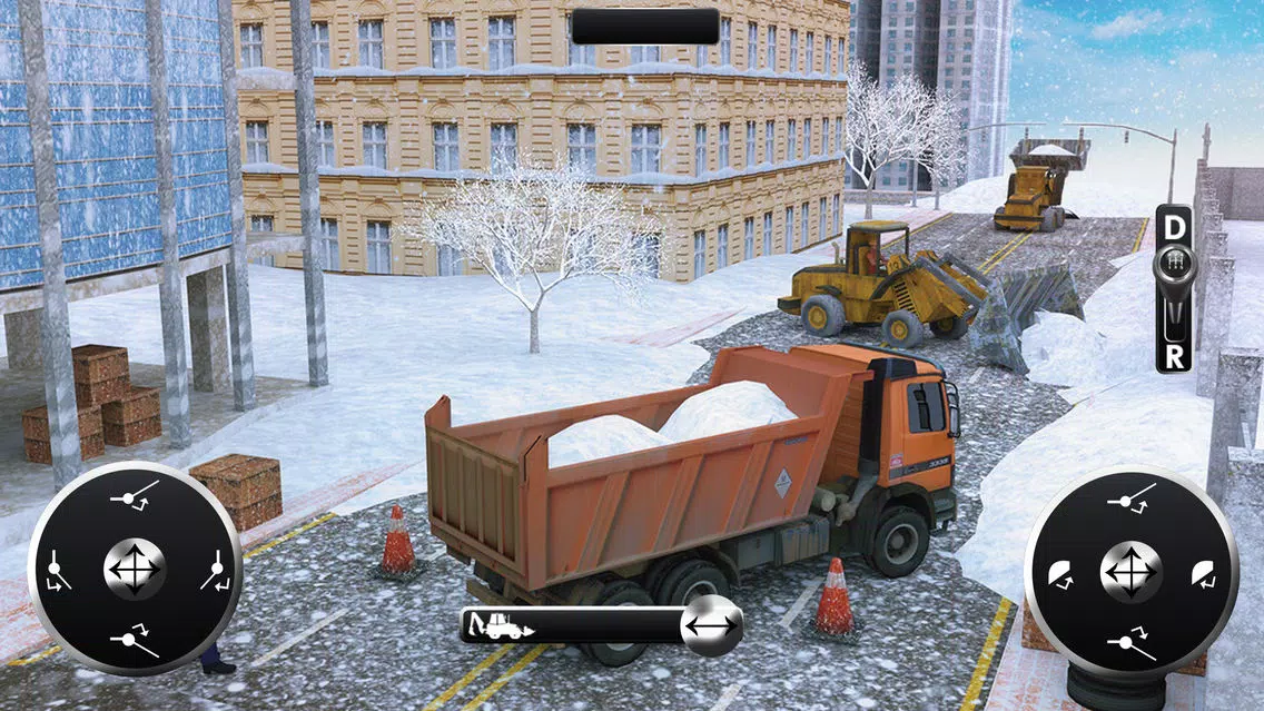 Winter Crane Plow Truck Blower Screenshots