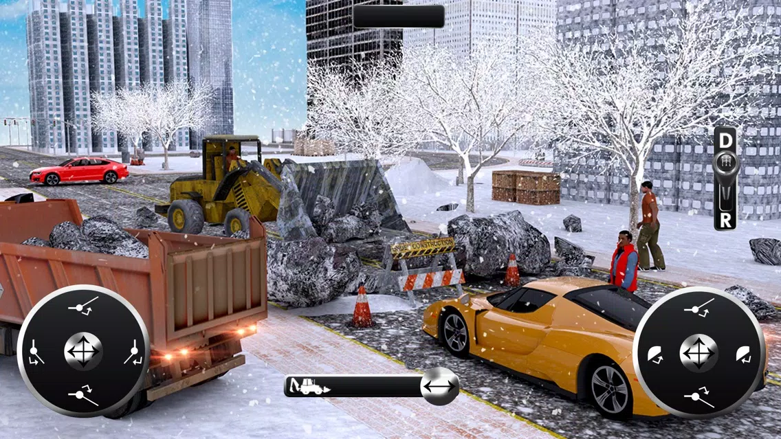 Winter Crane Plow Truck Blower Screenshots