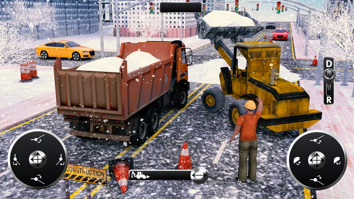 Winter Crane Plow Truck Blower Screenshots