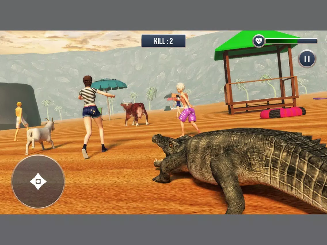 Big Crocodile Attack Simulator iPad Screenshots