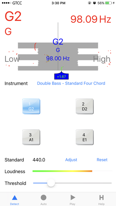 Double Bass Tuner Screenshots