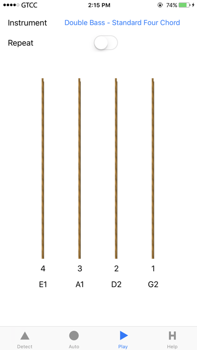 Double Bass Tuner Screenshots