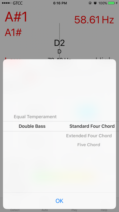 Double Bass Tuner Screenshots