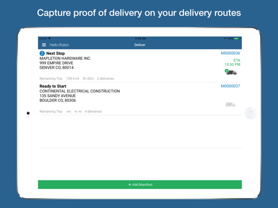 Innovo Deliver iPad Screenshots