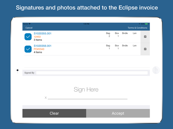 Innovo Deliver iPad Screenshots