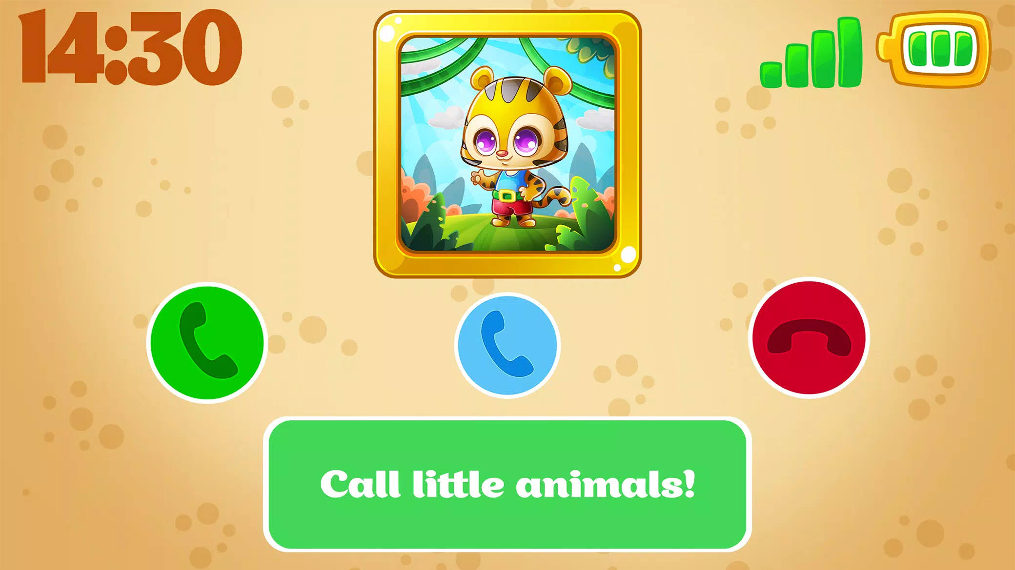Babyphone game Numbers Animals Screenshots