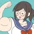 Muscle Girl protects Ren-kun!