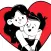 Love Couple Stickers Messages