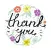 Thank you card Stickers