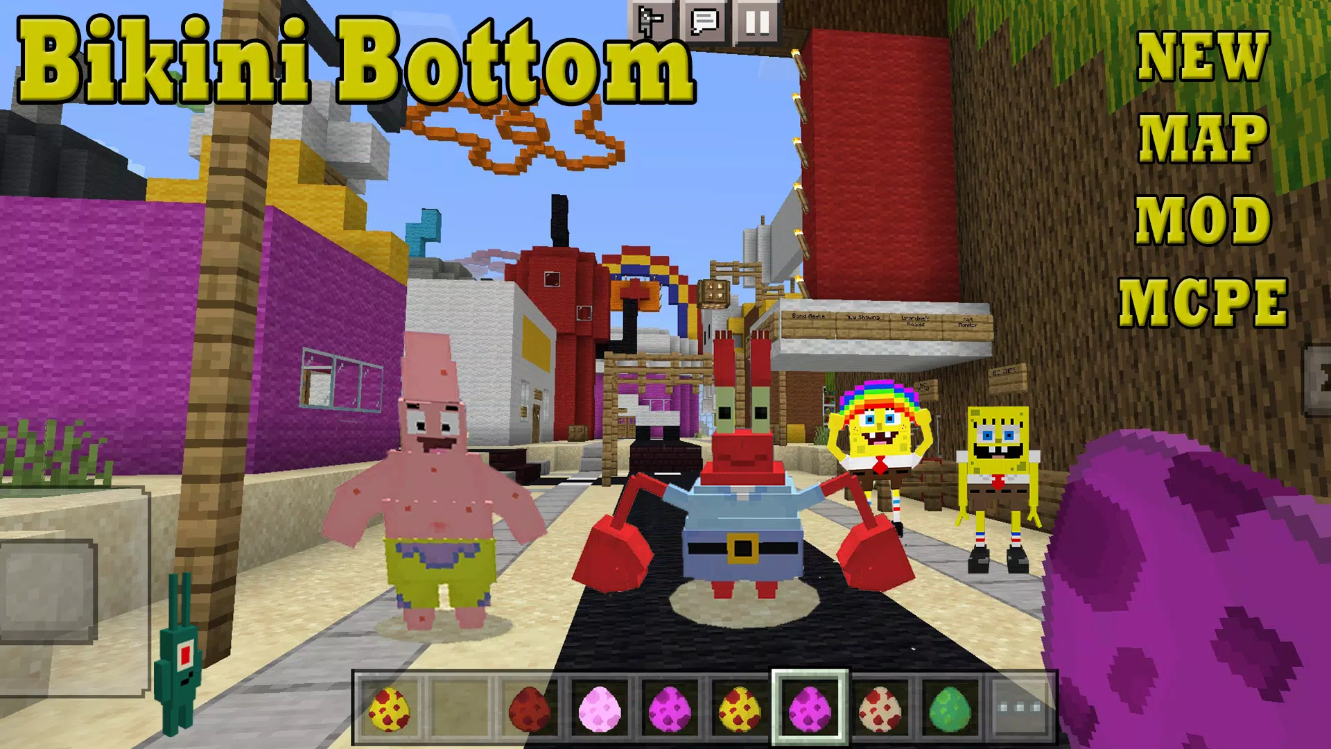 Mod SpongeBob for Minecraft PE Screenshots