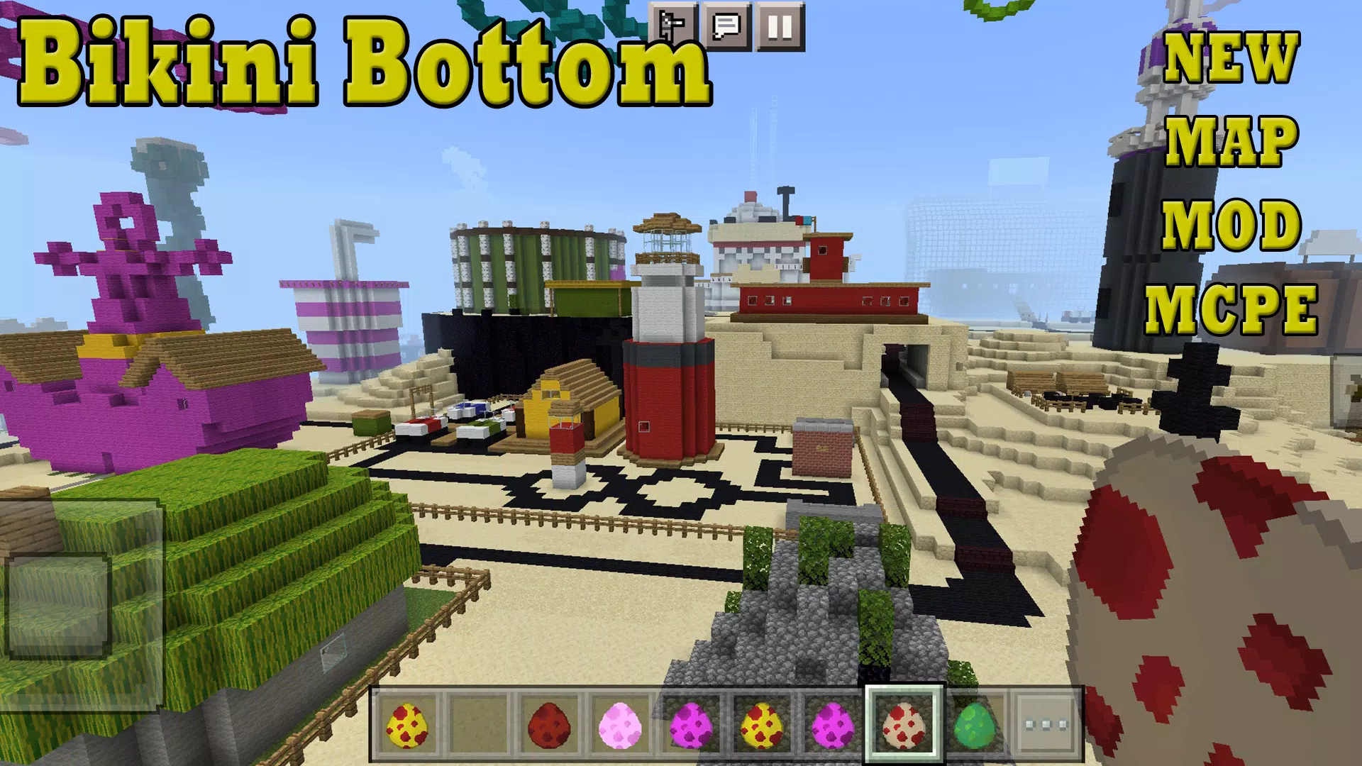 Mod SpongeBob for Minecraft PE Screenshots