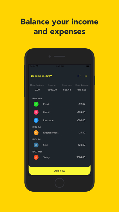 Home Banker - Personal Finance Screenshots
