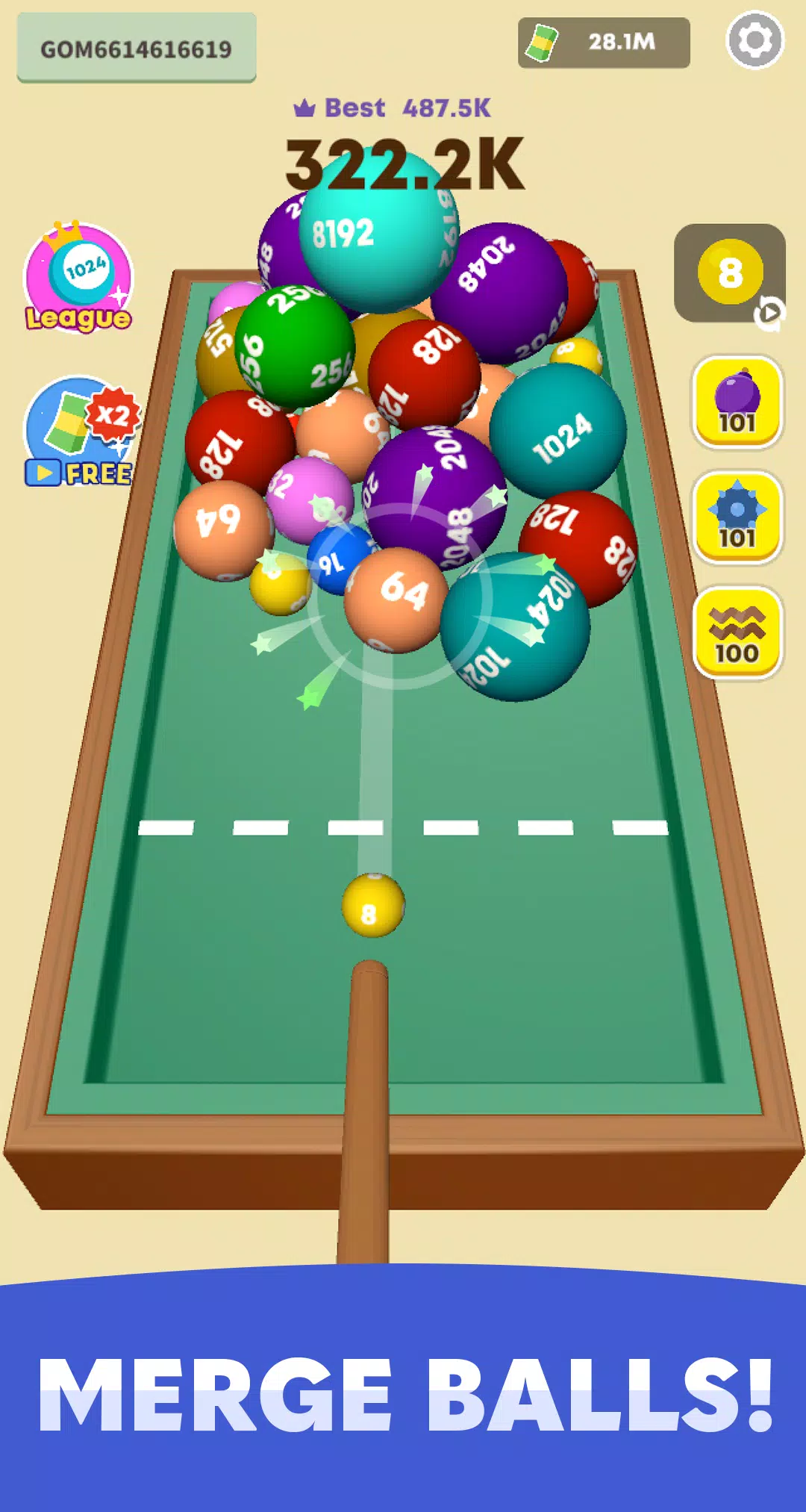 Merge Shooter 3D : 2048 Game Screenshots