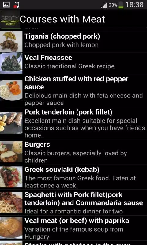 Recipes from Cyprus and Greece Screenshots