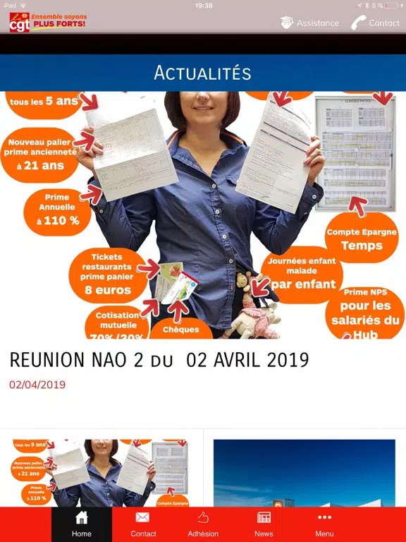 la cgt boulanger iPad Screenshots