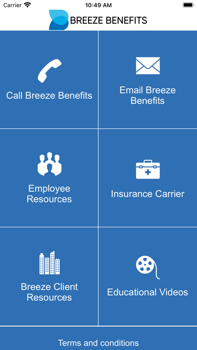 Breeze Benefits App Screenshots