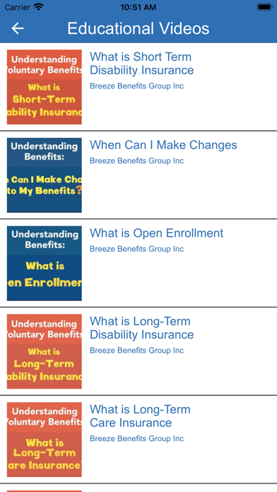 Breeze Benefits App Screenshots