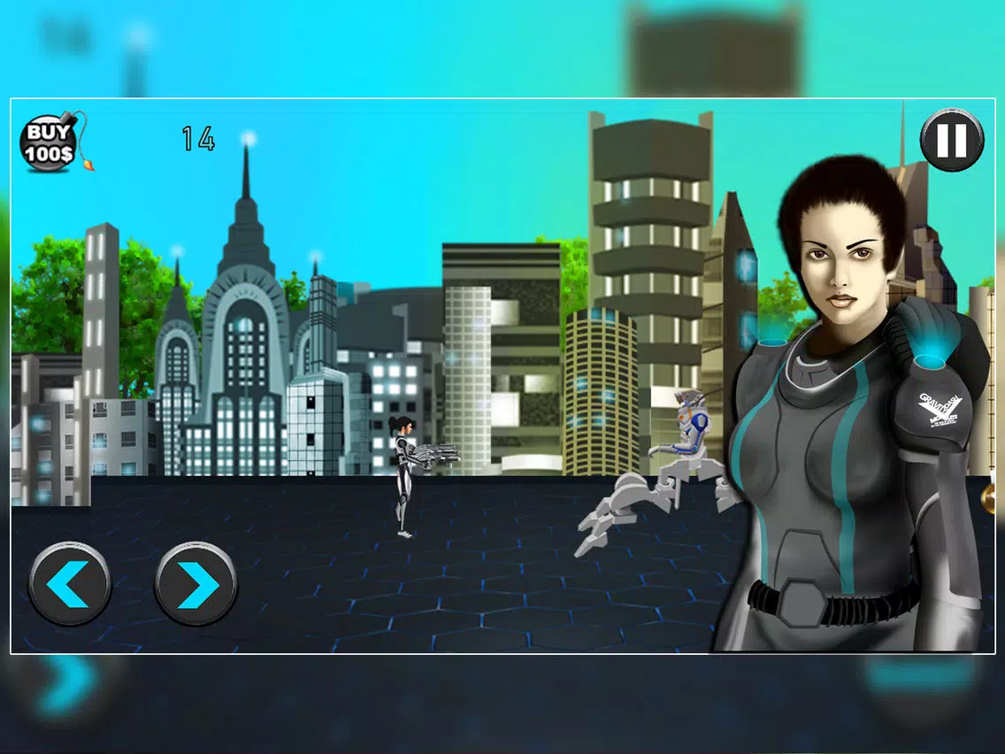 Gravity Dash Mobile Suits : The War of Species on the Forbidden Planet - Gold Edition iPad 应用截图
