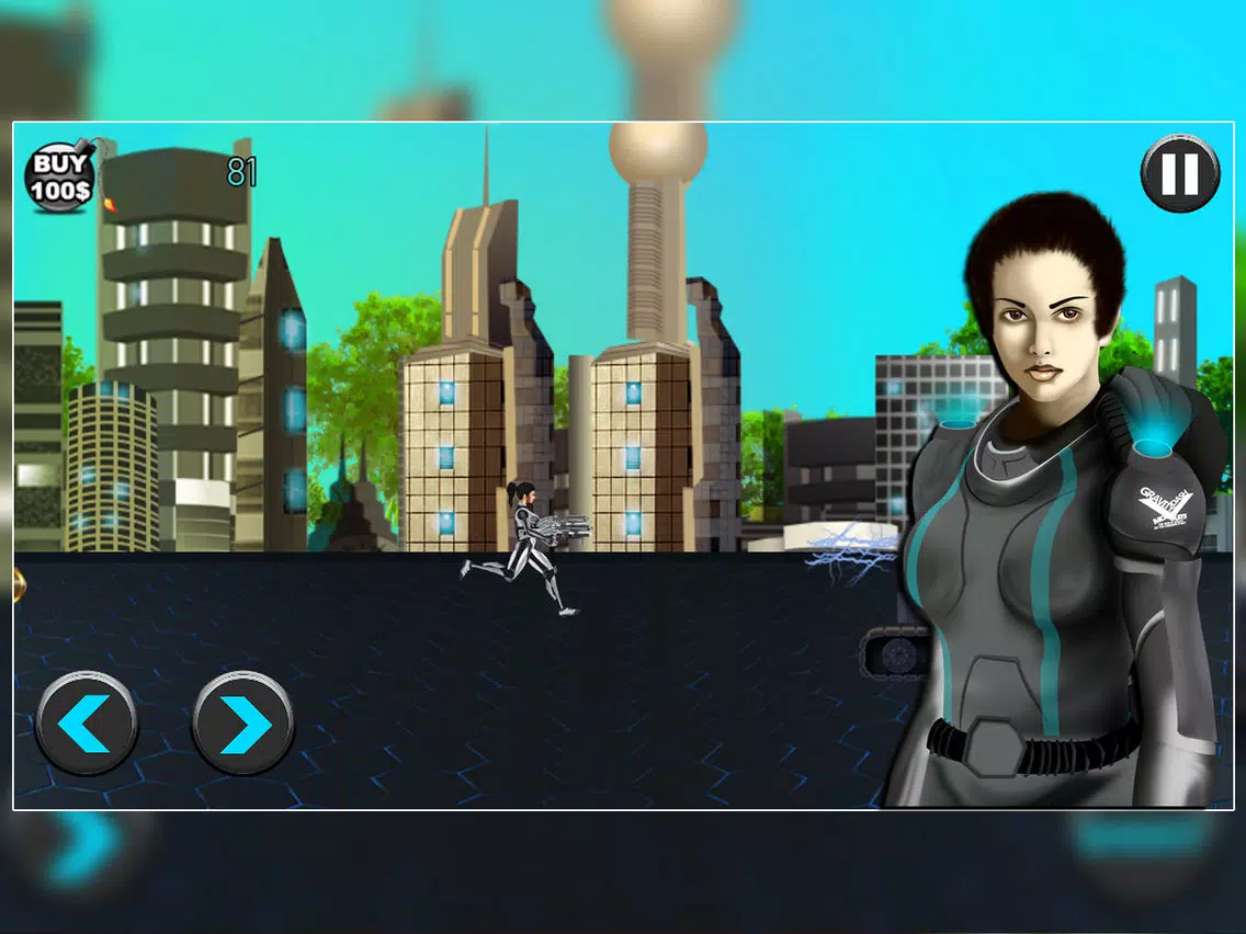 Gravity Dash Mobile Suits : The War of Species on the Forbidden Planet - Gold Edition iPad 应用截图