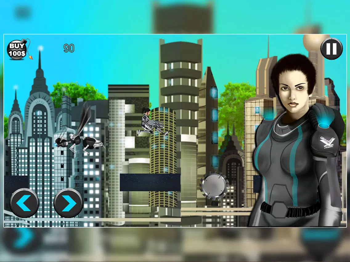 Gravity Dash Mobile Suits : The War of Species on the Forbidden Planet - Gold Edition iPad 应用截图