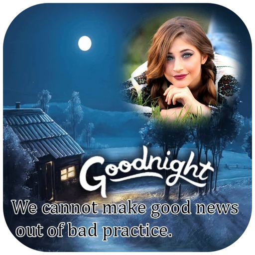 Good Night Photo Frame