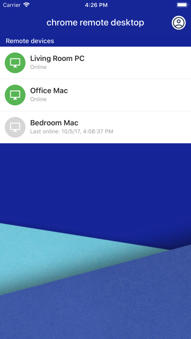 Chrome Remote Desktop Screenshots